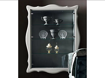 Vitrine en ardoise en bois avec portes en verre CORTEZARI ALICE 532- G Vitrine en ardoise en bois avec portes en verre CORTEZARI ALICE 532- G usine CORTE ZARI de l'Italie