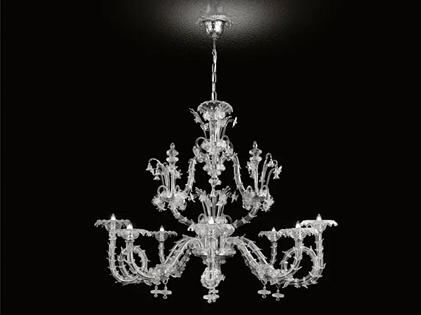 Lustre en verre de Murano fait main MULTIFORME Villa Borghese usine MULTIFORME de l'Italie. Foto №2