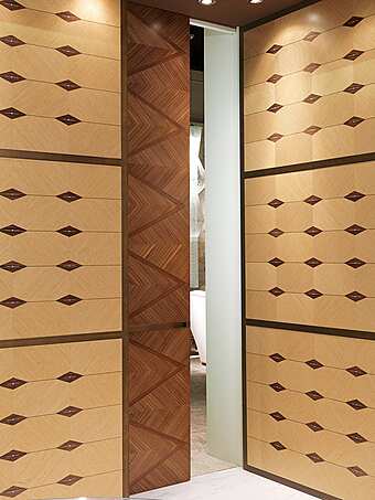 Boiserie en bois système Galileo perle CARPANELLI usine CARPANELLI de l'Italie