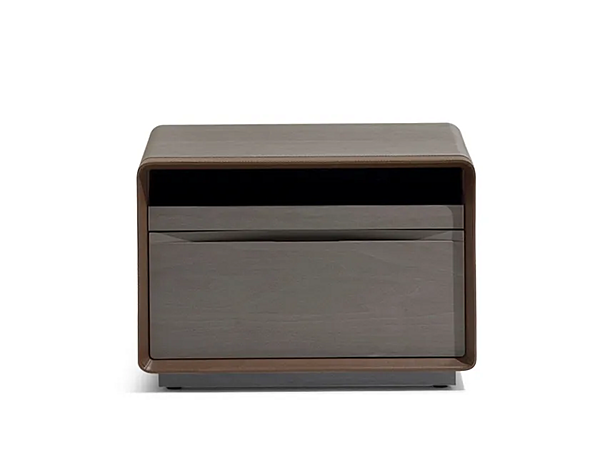 Table de chevet rectangulaire en érable avec tiroirs GIORGETTI 59220, 59225 usine GIORGETTI de l'Italie. Foto №2