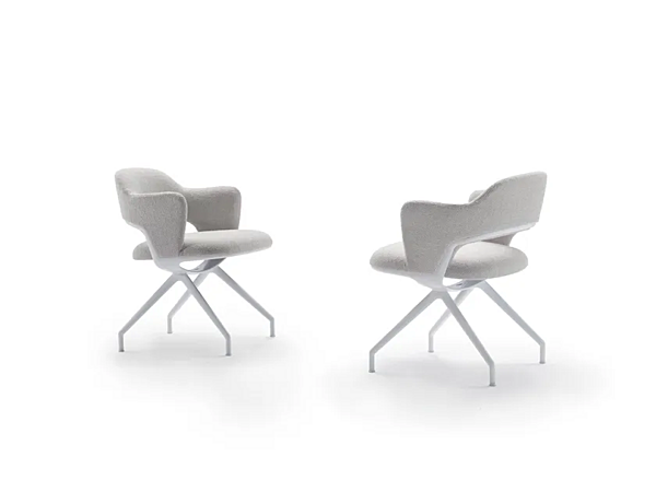 Chaise en tissu rembourré Alma FLEXFORM usine FLEXFORM de l'Italie. Foto №11