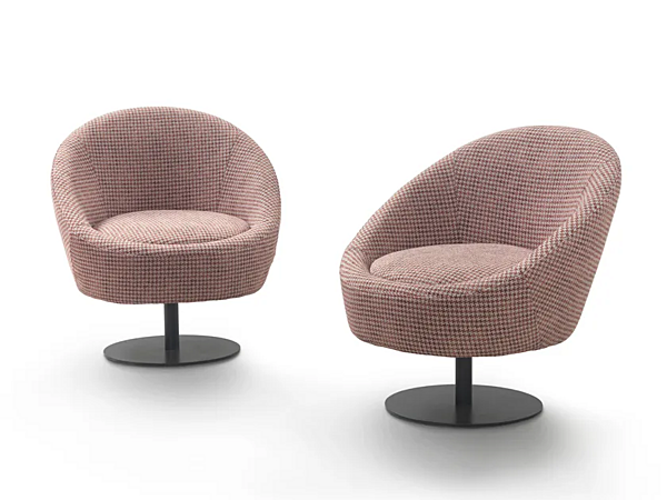 Fauteuil pivotant en tissu GYFORM Egg Chair usine Gyform de l'Italie. Foto №1