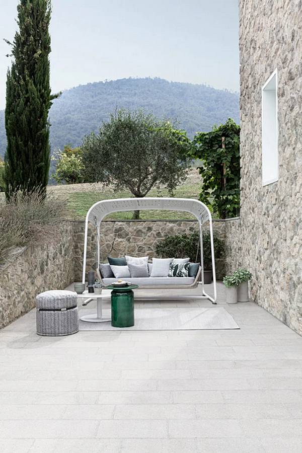 Banc de jardin 2 places en aluminium et teflon Atmosphera Ludo L5 LUDV.DO1 usine ATMOSPHERA de l'Italie. Foto №3