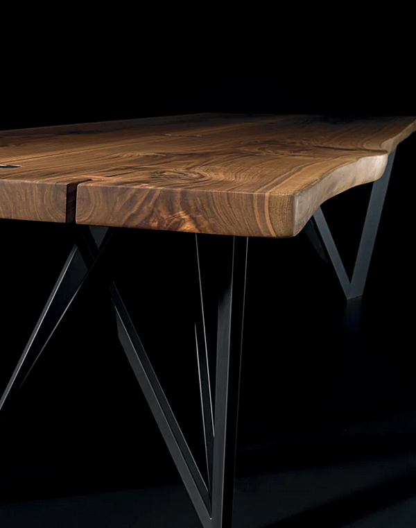 Table rectangulaire en bois massif Vero Geometrica ARTE BROTTO L620, GEOMETRICA usine Arte Brotto de l'Italie. Foto №3