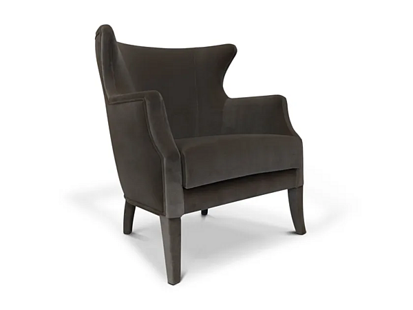 Fauteuil en velours avec accoudoirs BRABBU Dukono II usine BRABBU de l'Italie. Foto №3