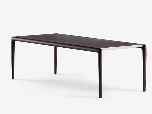 Table rectangulaire en bois Gaudi Flou usine Flou de l'Italie. Foto №1