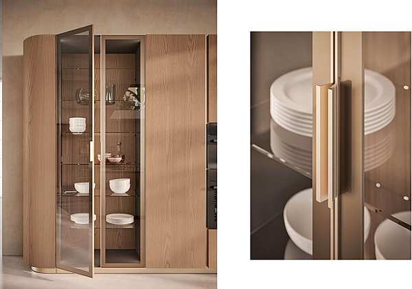Cuisine Aster Cucine Domina Olmo Crudo Opaco usine Aster Cucine de l'Italie. Foto №6