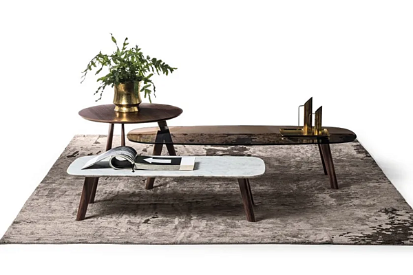 Table basse rectangulaire en marbre de Carrare BROSS Beleos 3211 usine BROSS de l'Italie. Foto №2