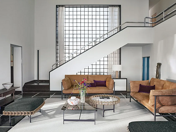 Canapé en cuir 2 places Elodie 908 D Potocco 908/D usine POTOCCO de l'Italie. Foto №2