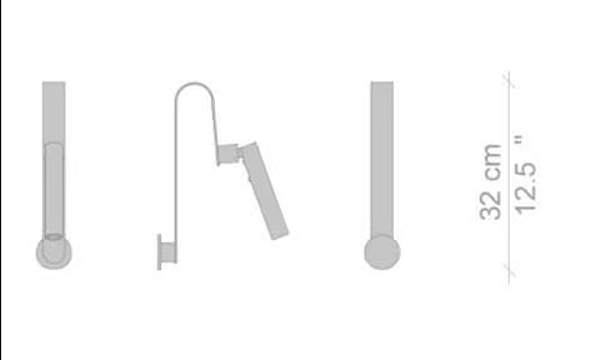 Spotlight rond en aluminium ajustable LED CASSINA Shadowmoon usine CASSINA de l'Italie. Foto №4