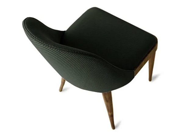 Chaise en bois rembourrée Cordiale C 144 DALE usine Dale Italia (by Cantiero) de l'Italie. Foto №3