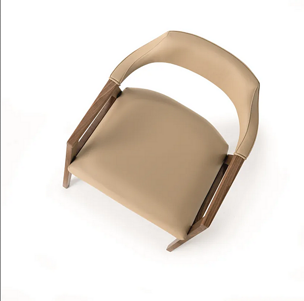 Chaise rembourrée en tissu Leonardo L31 ARTE BROTTO L31 usine Arte Brotto de l'Italie. Foto №3