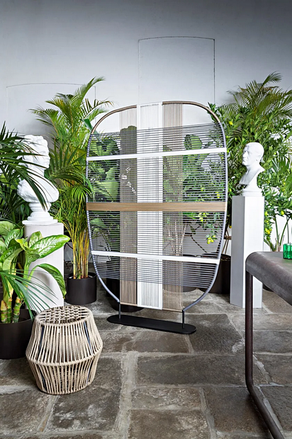 Paravent en polyester Shades of Venice Saba usine SABA de l'Italie. Foto №4