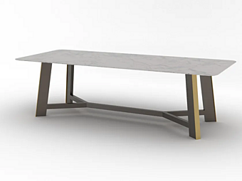 Table rectangulaire en métal Levico PIERMARIA