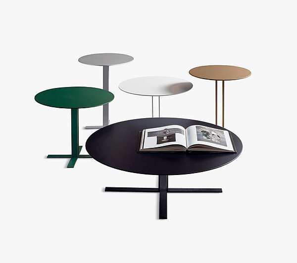 Table basse ronde en MDF Piu Saba usine SABA de l'Italie. Foto №3