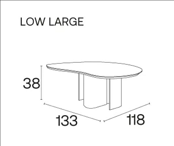 Table basse en métal peint collection North Light petite Adrenalina TVL105066, TVL105064, TVL105065 usine ADRENALINA de l'Italie. Foto №7