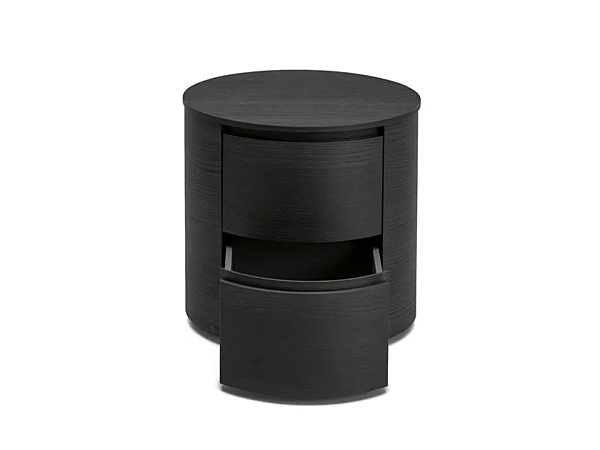 Table de chevet ronde avec tiroirs en bois Kristalia Orbit usine Kristalia de l'Italie. Foto №2