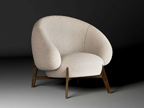 Fauteuil en tissu CASA +39 MICHELIA EMI001, EMI002 usine ENCORE (by CASA +39) de l'Italie. Foto №1