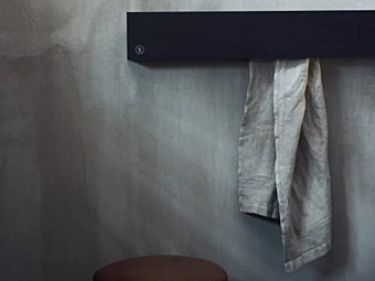 Chauffe-serviettes mural en aluminium AGAPE SEN