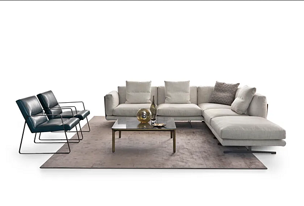 Canapé d'angle en tissu GYFORM collection Leon usine Gyform de l'Italie. Foto №2