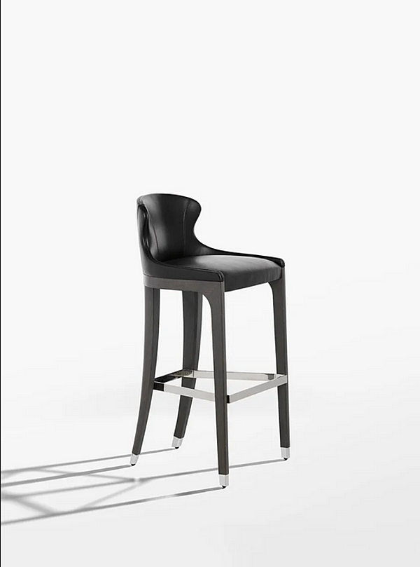 Tabouret en cuir haut avec dossier Miura 776 AW Potocco 776/AW usine POTOCCO de l'Italie. Foto №2