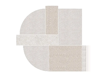 Tapis en tissu Metaphores Gallotti&Radice usine Gallotti & Radice de l'Italie
