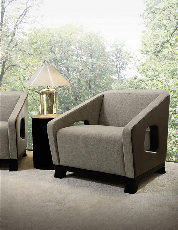 Fauteuil en tissu avec accoudoirs HOLLY I 4 Mariani usine i 4 Mariani de l'Italie. Foto №3