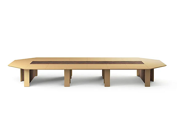Table de réunion en bois Meteora I 4 Mariani usine i 4 Mariani de l'Italie. Foto №1