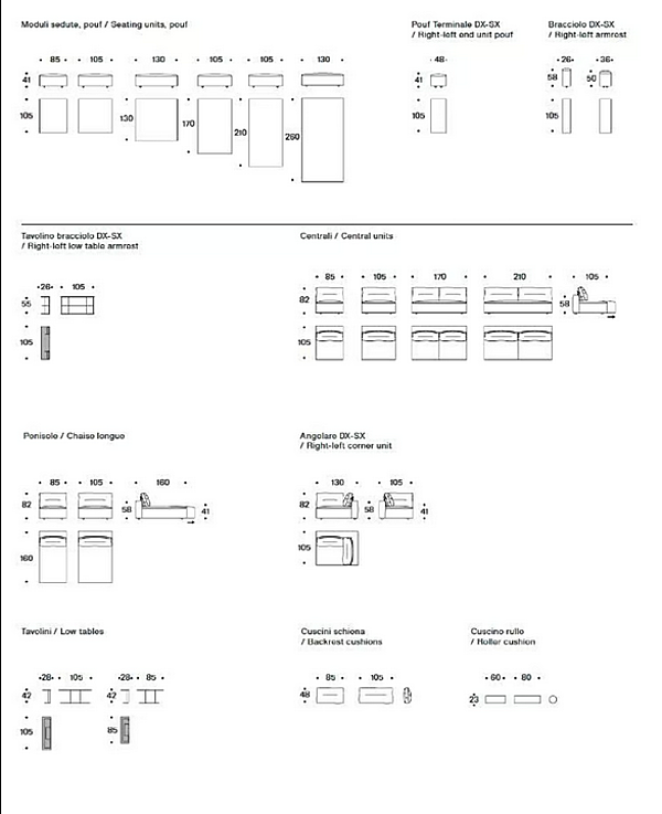 Canapé d'angle en tissu My Taos Saba usine SABA de l'Italie. Foto №17