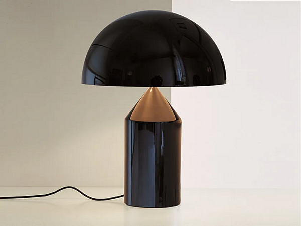 Lampe de table en aluminium Atollo métal Oluce usine Oluce de l'Italie. Foto №1
