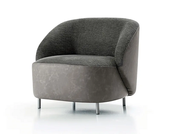 Fauteuil en tissu avec accoudoirs Pandi CORTEZARI 706 usine CORTE ZARI de l'Italie. Foto №15