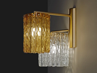 Applique murale en verre Salix Euroluce Lampadari