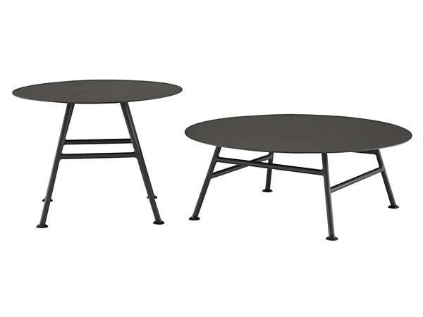 Table d'appoint ronde en aluminium LIGNE ROSET Garden Pack 18960010-18980000 usine LIGNE ROSET de l'Italie. Foto №1