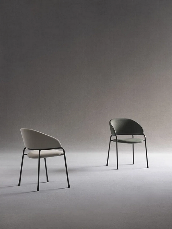 Fauteuil en tissu avec accoudoirs Potocco Fast 946 P 946/P usine POTOCCO de l'Italie. Foto №6