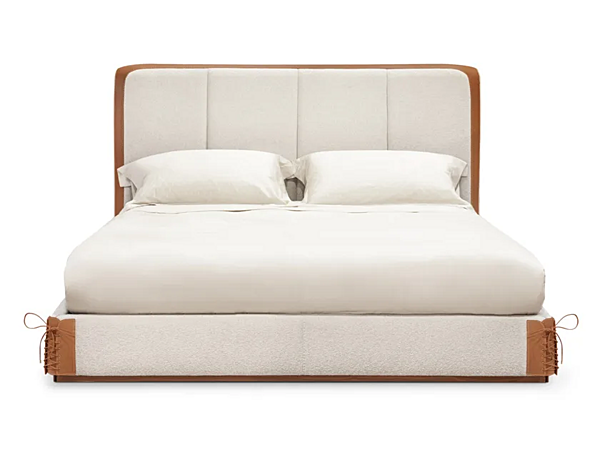 Lit double rembourré en tissu Clarissa FORMITALIA usine FORMITALIA de l'Italie. Foto №2