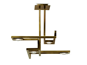 Suspension en laiton LED Cecile MARIONI 02803G
