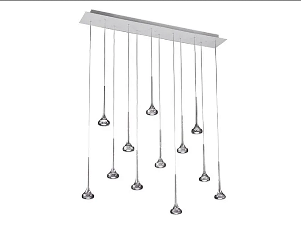 Suspension en cristal LED AXOLIGHT Fairy SP FAI 12 R usine Axolight de l'Italie. Foto №1