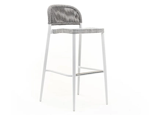 Tabouret de jardin en aluminium revêtu de poudre VARASCHIN Clever 229S5, 229S0 usine VARASCHIN de l'Italie. Foto №1