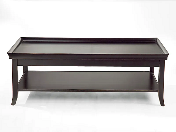 Table basse en bois avec range-revues intégré Zen MARIONI rectangulaire 02058 usine MARIONI de l'Italie. Foto №1