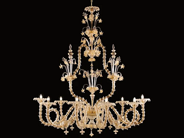 Lustre en verre de Murano fait main MULTIFORME Villa Borghese usine MULTIFORME de l'Italie. Foto №1