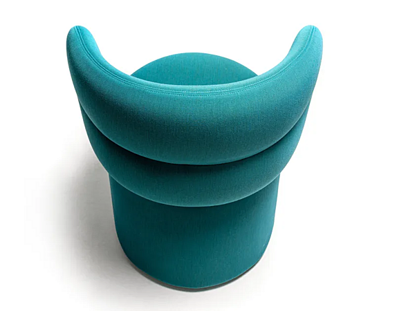 Fauteuil en tissu rembourré avec accoudoirs Moroso Getlucky usine Moroso de l'Italie. Foto №5