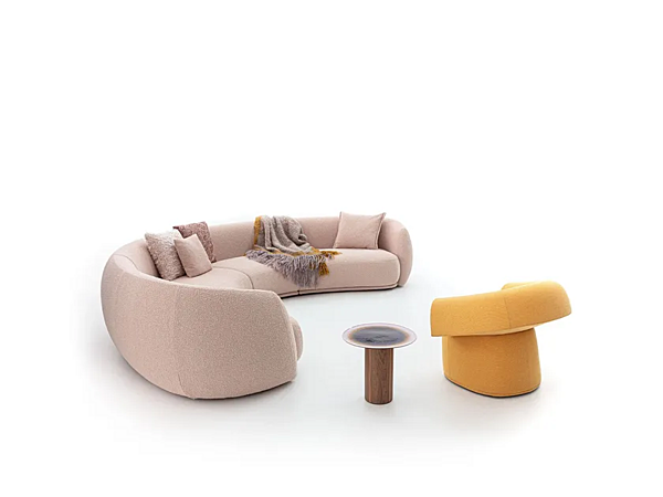 Canapé en tissu avec housse amovible Pacific Moroso usine Moroso de l'Italie. Foto №3