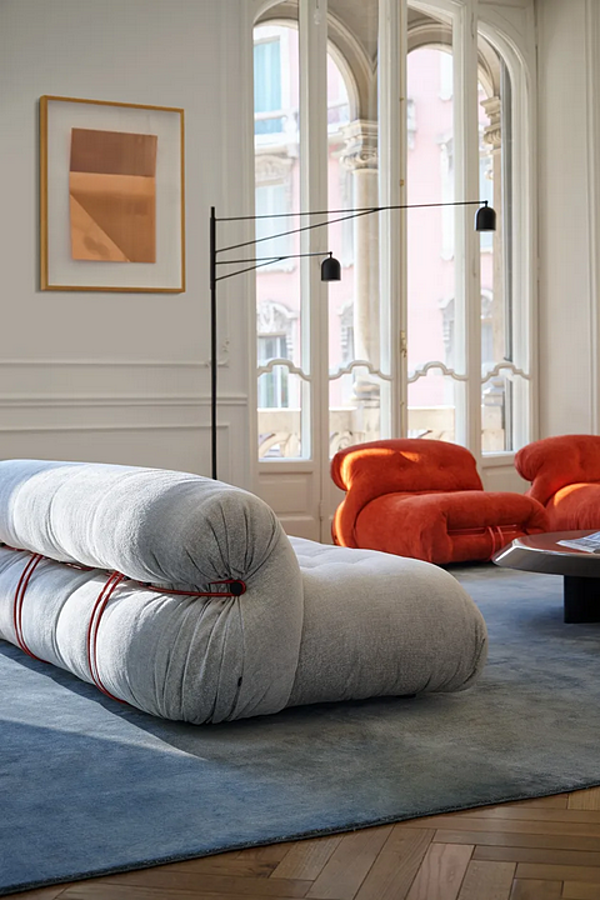 Canapé en tissu Soriana CASSINA 944 usine CASSINA de l'Italie. Foto №8