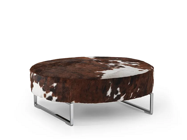 Pouf rond rembourré en tissu Kubico i 4 Mariani usine i 4 Mariani de l'Italie. Foto №1