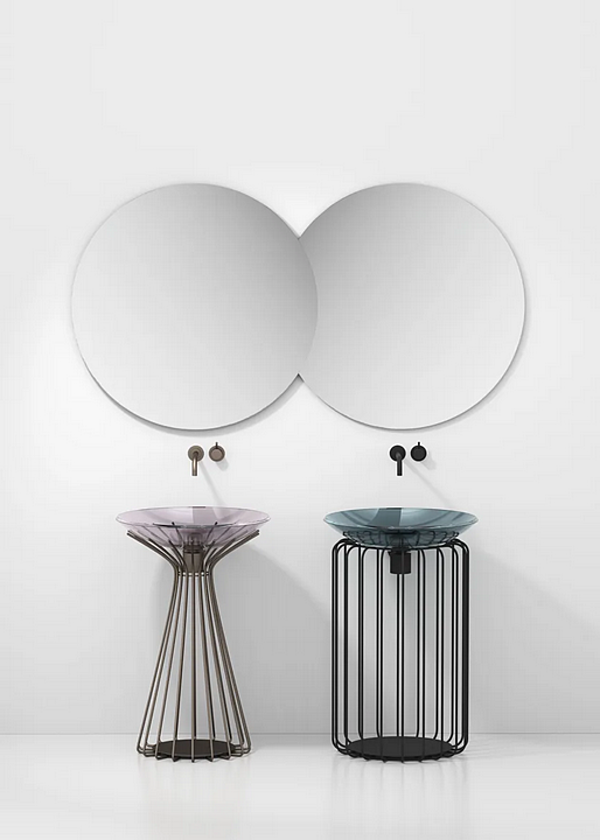 Lavabo rond sur pied en marbre Tristano e Isotta ARTELINEA IST1, ISO1 usine ARTELINEA de l'Italie. Foto №2