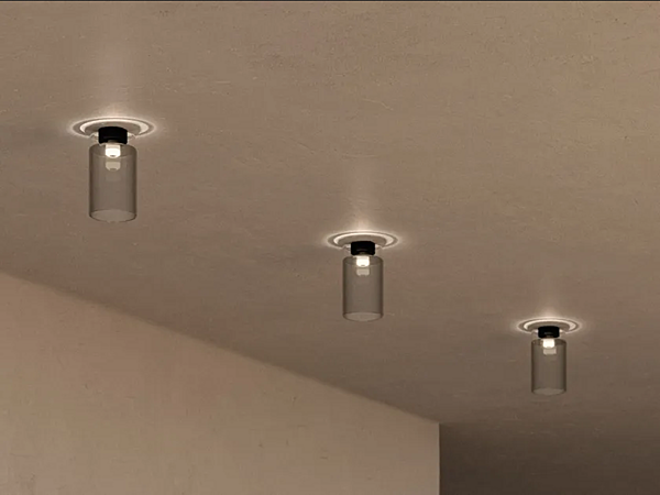 Lampe de plafond extérieure en verre LED Spillray Plus AXOLIGHT usine Axolight de l'Italie. Foto №2