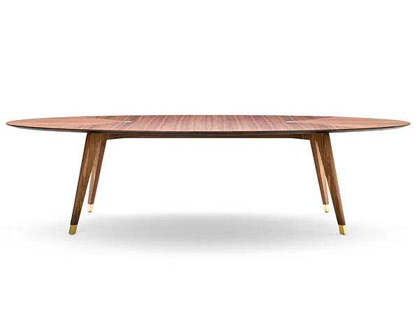 Table ovale en noyer Santiago Black Tie SANW25, SANW30 usine Black Tie de l'Italie. Foto №1