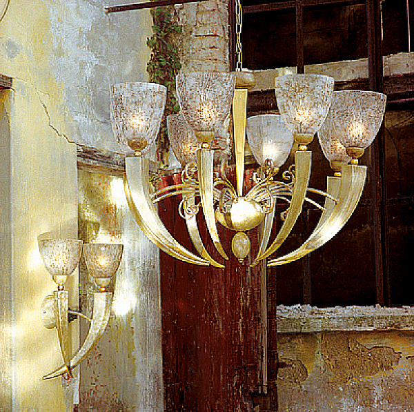 Lustre MM LAMPADARI 6066/8 usine MM LAMPADARI de l'Italie. Foto №1