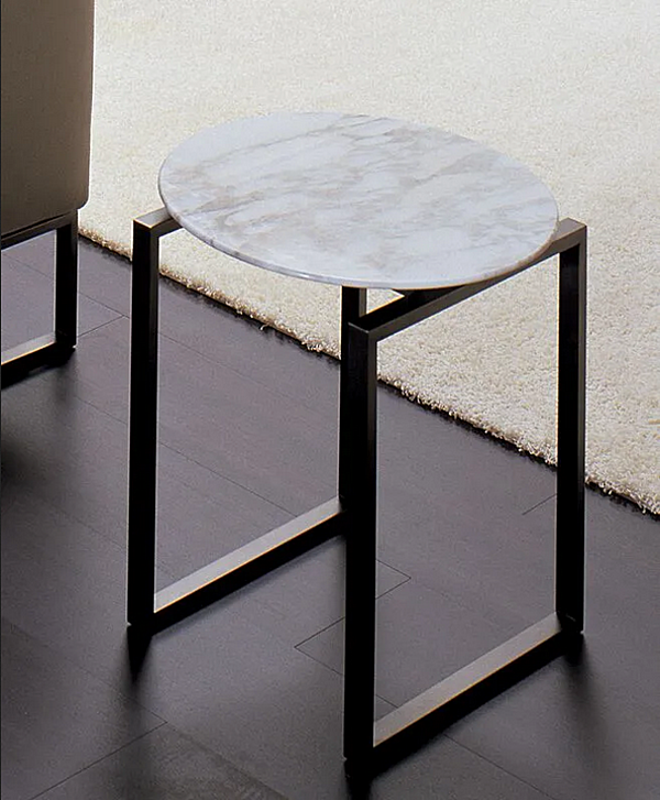 Table d'appoint ronde en cristal Kubico i 4 Mariani usine i 4 Mariani de l'Italie. Foto №5