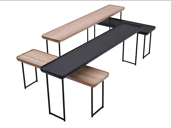 Table basse en acier pour salon CASSINA TOREI usine CASSINA de l'Italie. Foto №1